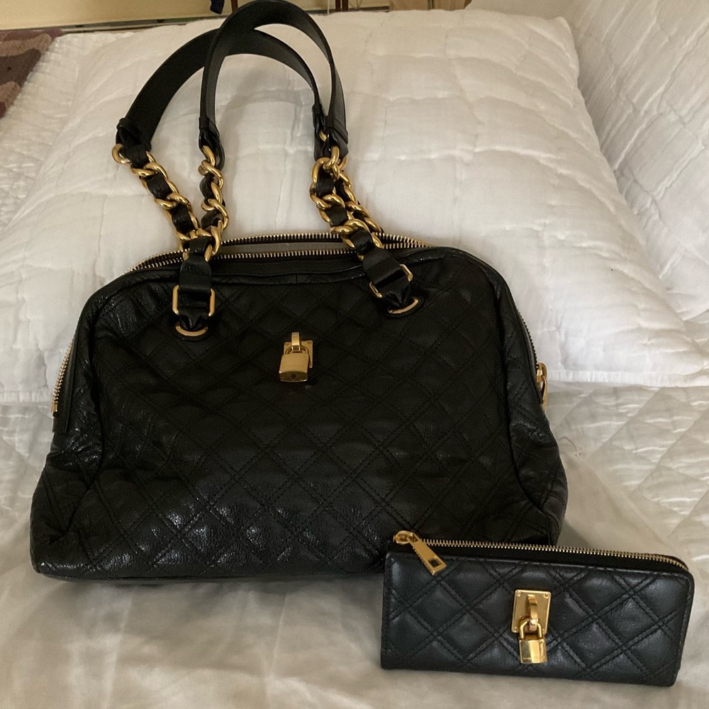 Marc jacob quilted shoulder bag
